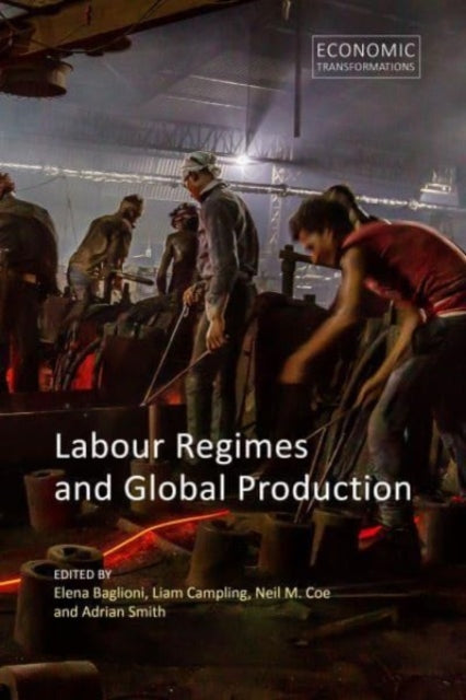 Book cover of: Labour Regimes and Global Production. By: Elena Baglioni