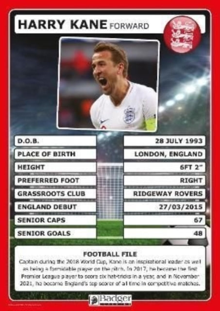 Book cover of: England Football Superstars Poster Set