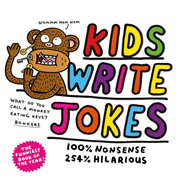 Book cover of: Kids Write Jokes. By: @KidsWriteJokes