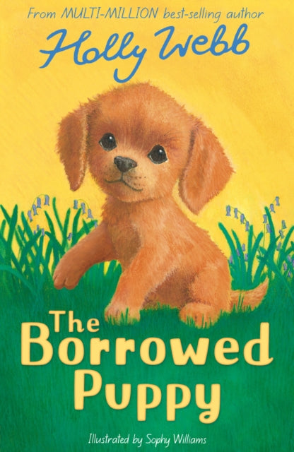 Book cover of: The Borrowed Puppy. By: Holly Webb