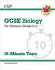 Book cover of: GCSE Biology: Edexcel 10-Minute Tests (includes answers). By: CGP Books