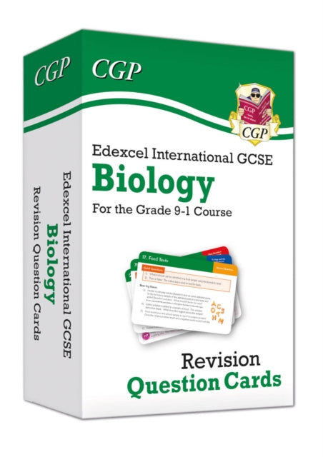 Book cover of: Edexcel International GCSE Biology: Revision Question Cards. By: CGP Books