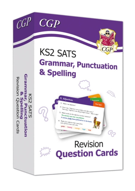 Book cover of: KS2 English Year 6 SATS Revision Question Cards: Grammar, Punctuation & Spelling (for 2026)
