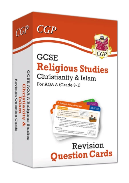 GCSE AQA A Religious Studies: Christianity & Islam Revision Question Cards 9781789085723 CGP Books