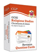 GCSE AQA A Religious Studies: Christianity & Islam Revision Question Cards 9781789085723 CGP Books