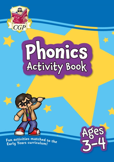 Book cover of: Phonics Activity Book for Ages 3-4 (Preschool)