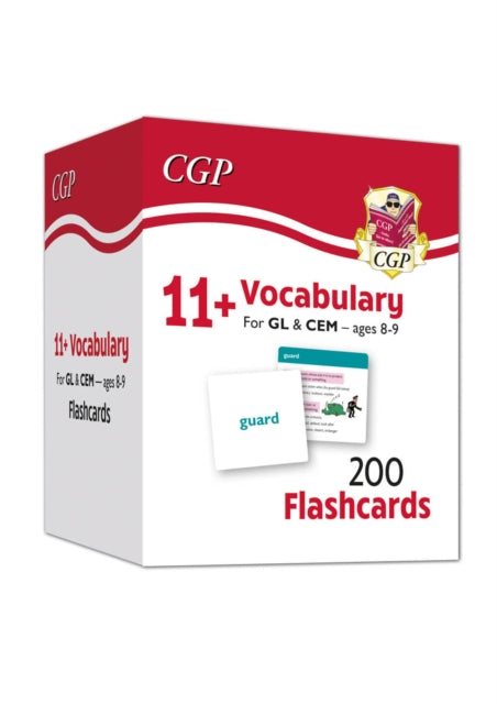 Book cover of: 11+ Vocabulary Flashcards for Ages 9-10 - Pack 1