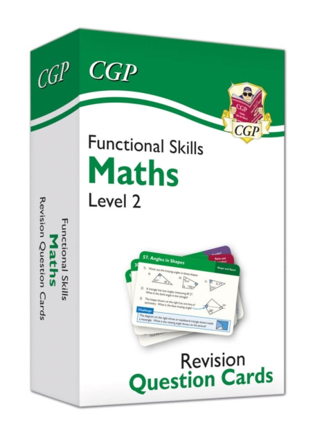 Functional Skills Maths Revision Question Cards - Level 2 9781789086966 CGP Books