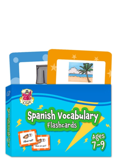 Book cover of: Spanish Vocabulary Flashcards for Ages 7-9 (with Free Online Audio)