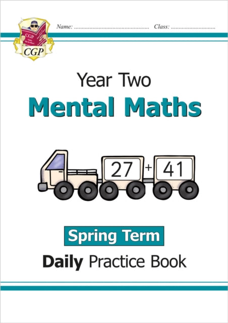 Book cover of: KS1 Mental Maths Year 2 Daily Practice Book: Spring Term. By: Emma Clayton