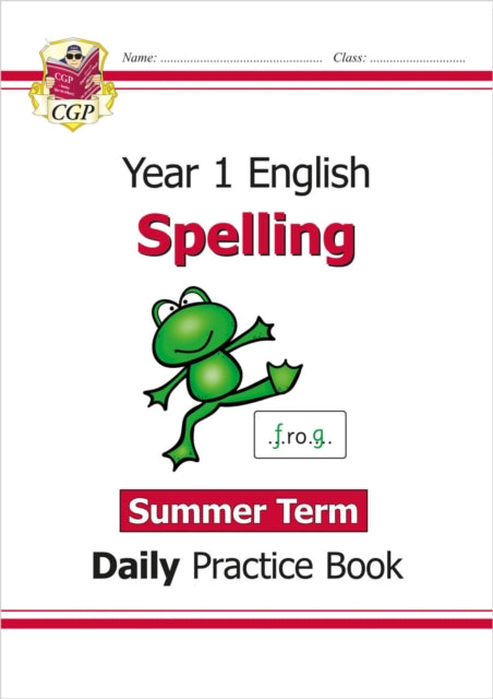Book cover of: KS1 Spelling Year 1 Daily Practice Book: Summer Term. By: Keith Blackhall