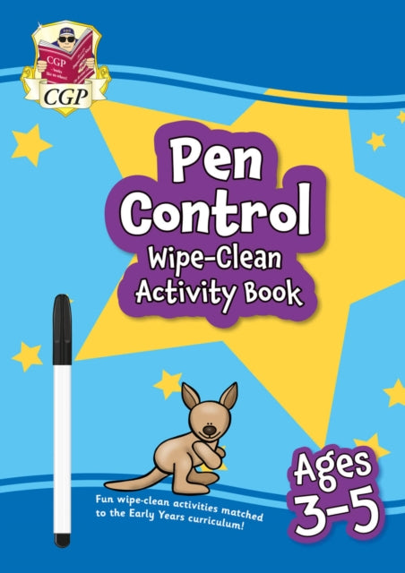Book cover of: Pen Control Wipe-Clean Activity Book for Ages 3-5 (with pen)