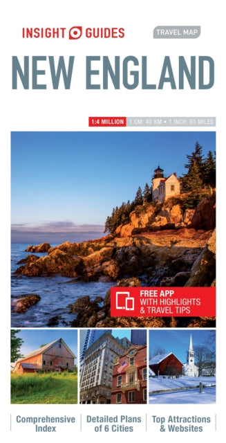 Book cover of: Insight Guides Travel Map New England