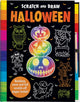 Book cover of: Scratch and Draw Halloween - Scratch Art Activity Book