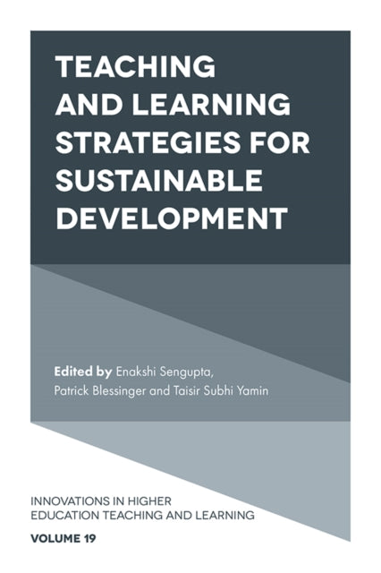 Book cover of: Teaching and Learning Strategies for Sustainable Development. By: Enakshi Sengupta