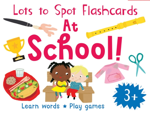 Book cover of: At School! Flashcards