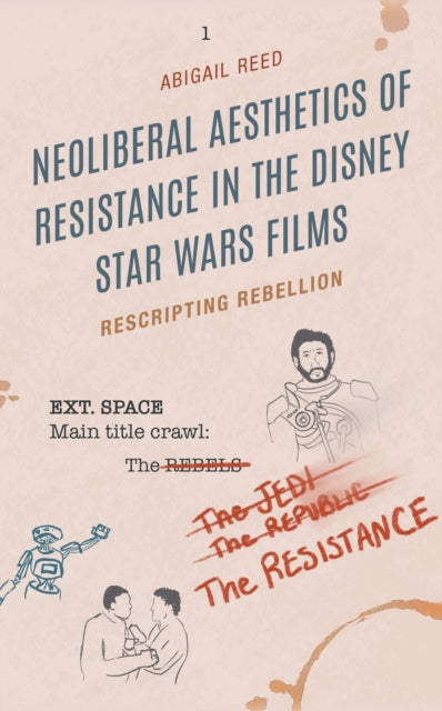 Book cover of: Neoliberal Aesthetics of Resistance in the Disney Star Wars Films. By: Abigail Reed
