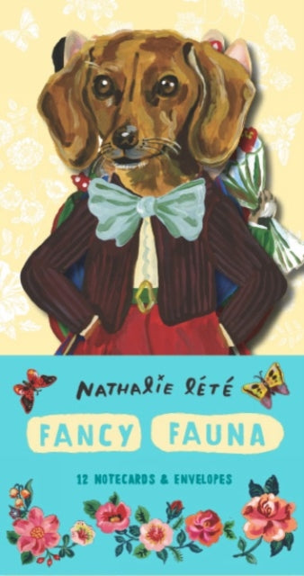 Book cover of: Fancy Fauna: 12 Notecards & Envelopes. By: Nathalie Lété