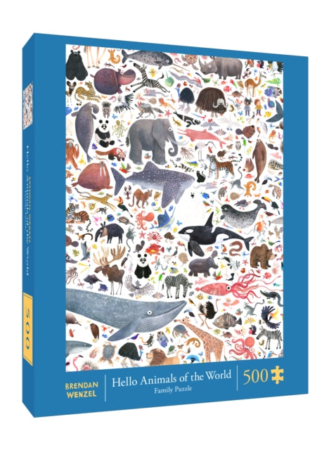 Book cover of: Hello Animals of the World 500-Piece Family Puzzle