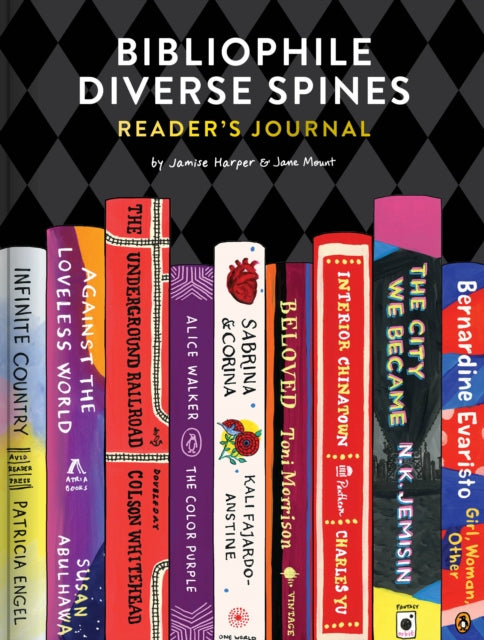 Book cover of: Bibliophile Diverse Spines Reader's Journal. By: Jane Mount