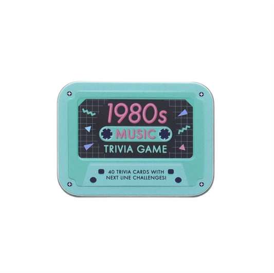 Book cover of: 1980s Music Trivia Game