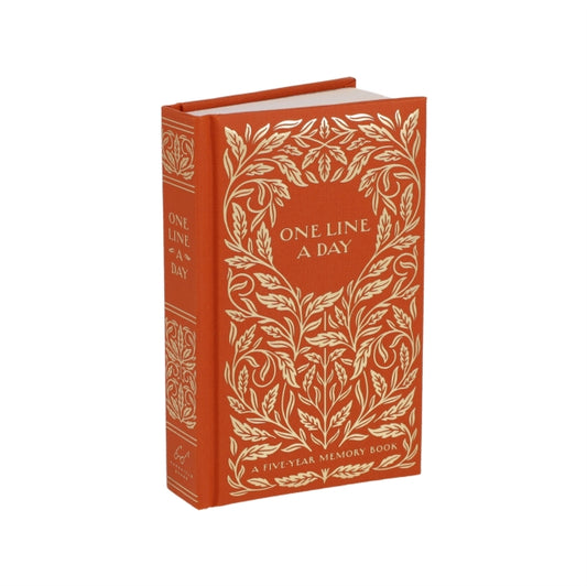 Gilded One Line a Day, A Five-Year Memory Book 9781797231204 CHRONICLE BOOKS