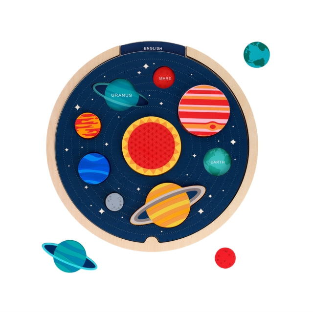 Book cover of: Multi-Language Solar System Wooden Tray Puzzle