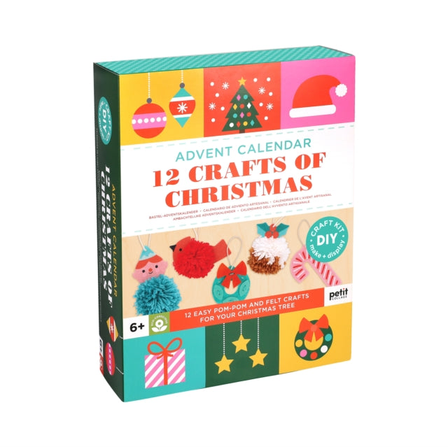 Book cover of: 12 Crafts of Christmas Advent Calendar