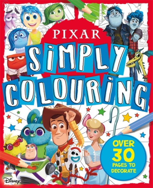 Book cover of: Pixar: Simply Colouring. By: Igloo Books