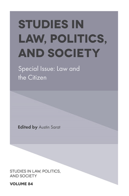 Book cover of: Law and the Citizen. By: Austin Sarat