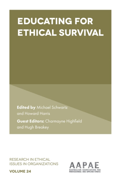 Book cover of: Educating For Ethical Survival. By: Michael Schwartz
