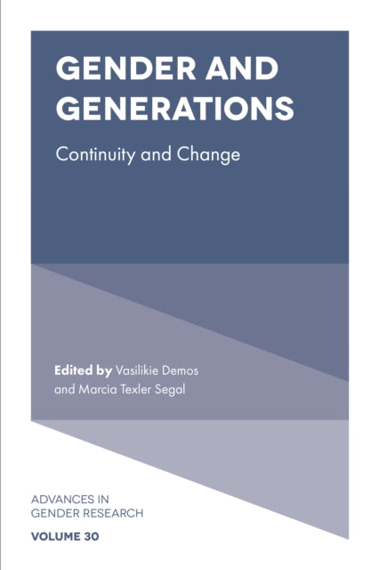 Book cover of: Gender and Generations. By: Vasilikie Demos