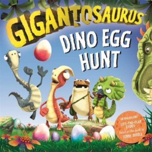 Book cover of: Gigantosaurus - Dino Egg Hunt. By: Cyber Group Studios