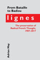 Book cover of: From Bataille to Badiou. By: Adrian May