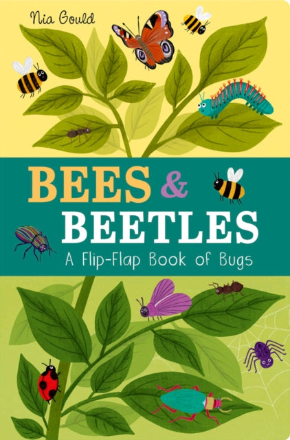 Book cover of: Bees & Beetles: A Flip-Flap Book of Bugs. By: LITTLEBOY, MOLLY