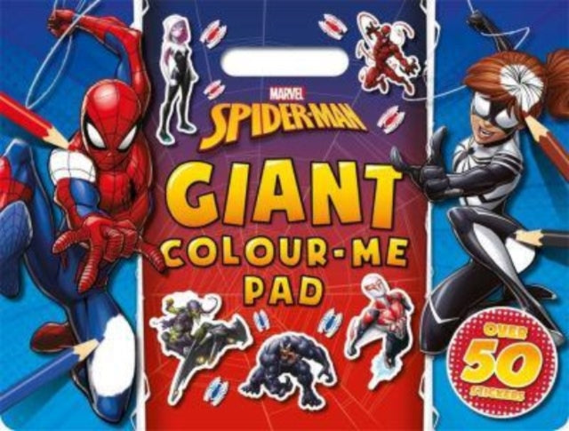 Book cover of: Marvel Spider-Man: Giant Colour-Me Pad