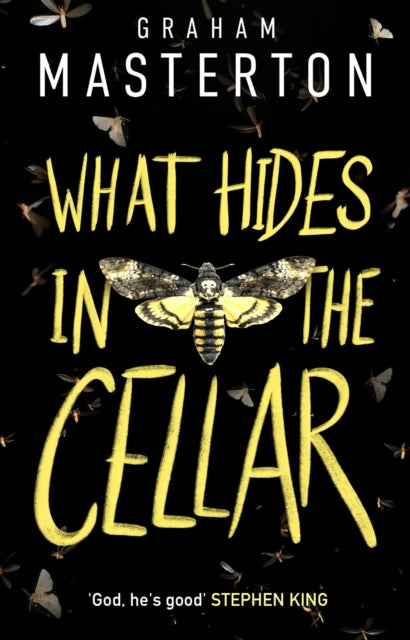 Book cover of: What Hides in the Cellar. By: Graham Masterton