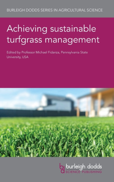 Book cover of: Achieving Sustainable Turfgrass Management. By: Kerns FIDANZA