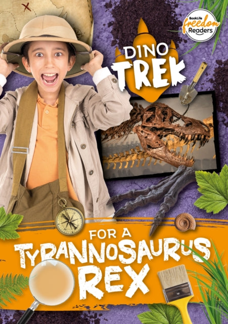 Book cover of: Dino-Trek for a Tyrannosaurus Rex. By: Shalini Vallepur; Danielle Webster-Jones