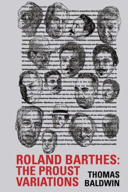 Book cover of: Roland Barthes: The Proust Variations. By: Thomas Baldwin