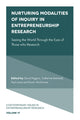 Book cover of: Nurturing Modalities of Inquiry in Entrepreneurship Research. By: David Higgins