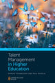Book cover of: Talent Management in Higher Education. By: Marian Thunnissen