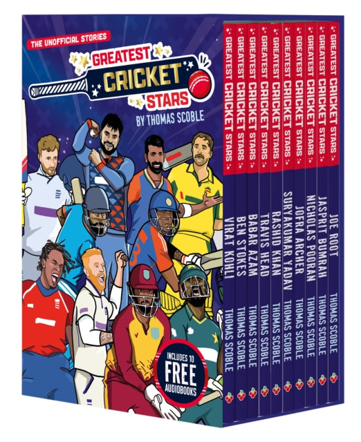 Greatest Cricket Stars 10 Book Collection