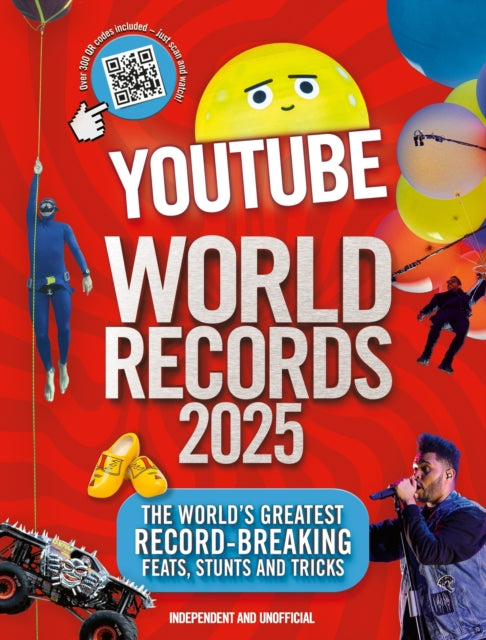 Book cover of: YouTube World Records 2025. By: Adrian Besley