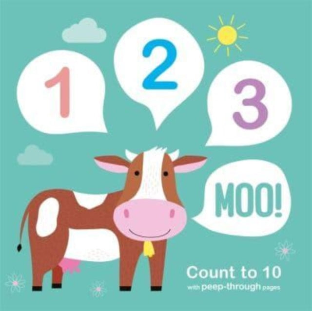 Book cover of: 123 Moo!. By: Rose Harkness
