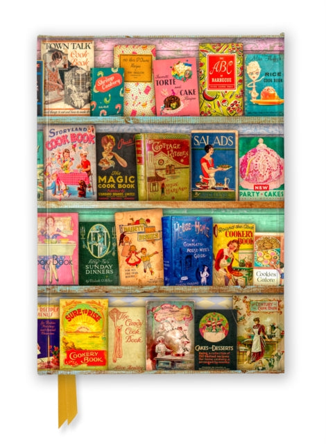 Book cover of: Aimee Stewart: Vintage Cook Book Library (Foiled Journal). By: Flame Tree Studio