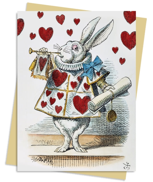 Book cover of: Alice in Wonderland: White Rabbit Greeting Card Pack