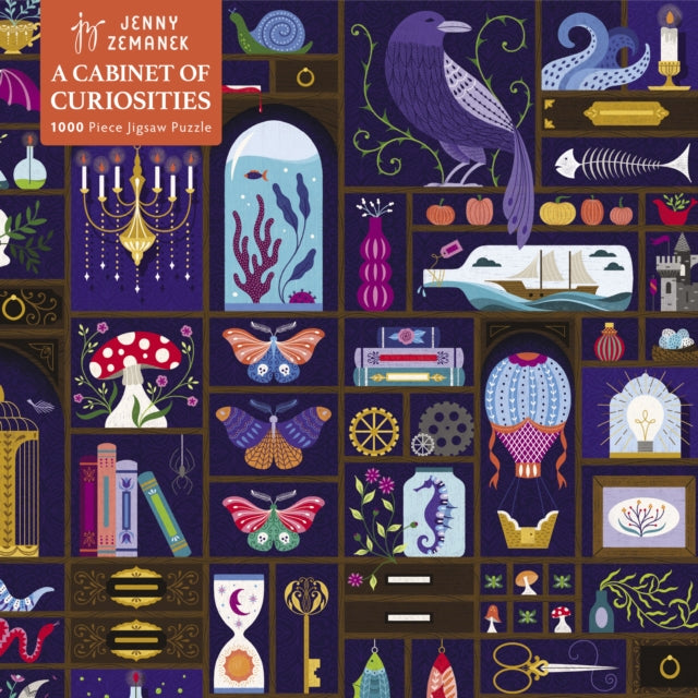 Book cover of: Adult Jigsaw Puzzle: Jenny Zemanek: A Cabinet of Curiosities
