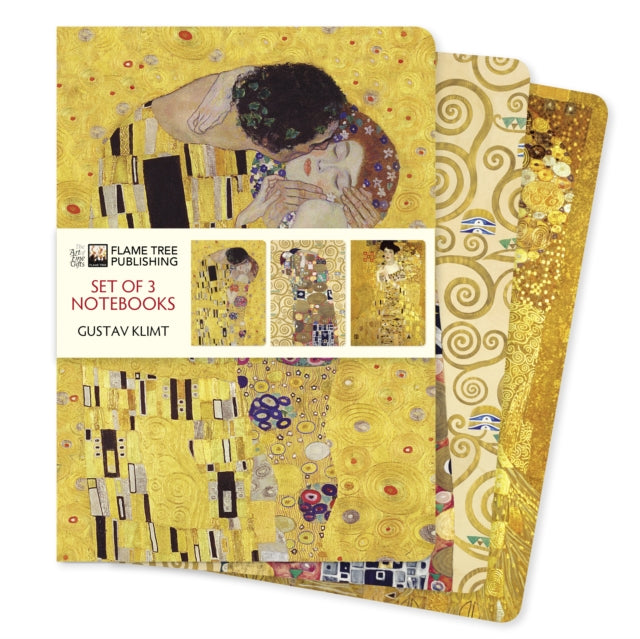 Book cover of: Gustav Klimt Set of 3 Standard Notebooks. By: Flame Tree Studio