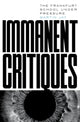 Book cover of: Immanent Critiques. By: Martin Jay